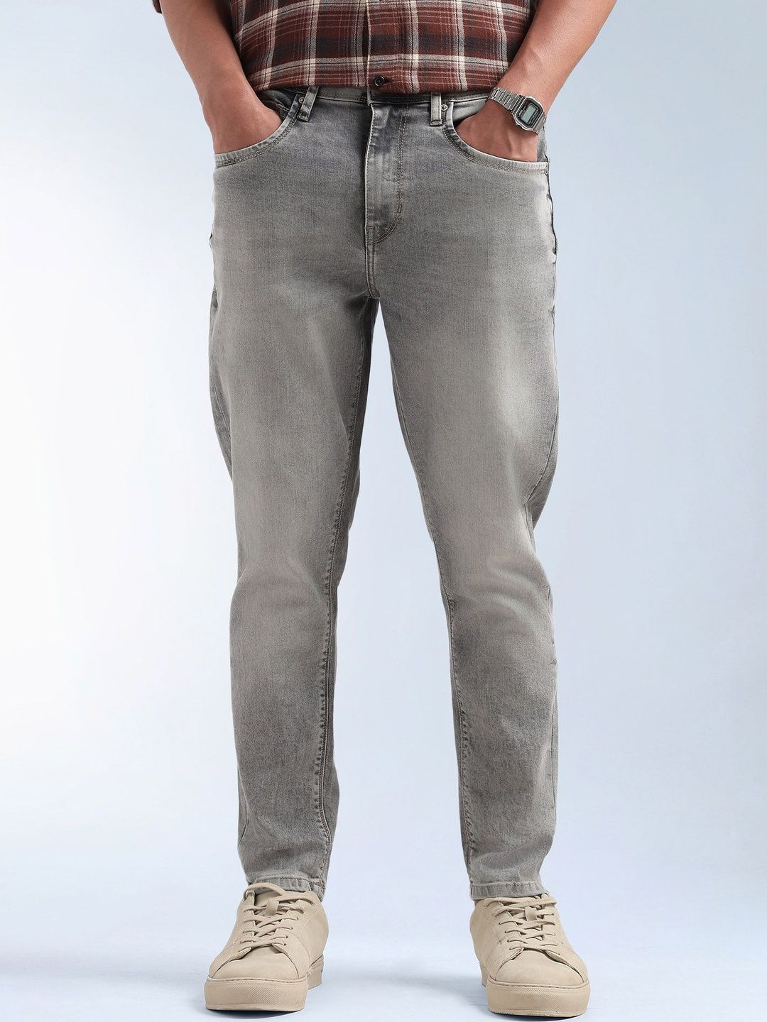 Flying Machine Men Relaxed Fit Mid-Rise Light Fade Stretchable Jeans-picture-15