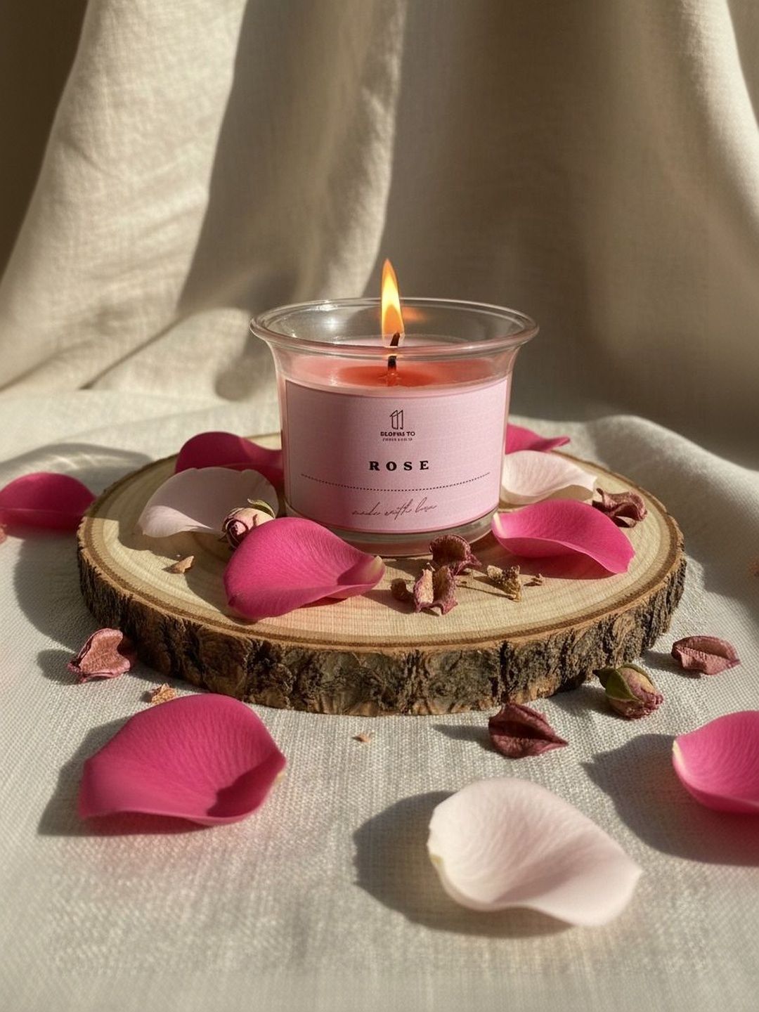 Eleven To Eleven Decor Rose & Pink 1 pieces Jar Candle-picture-20