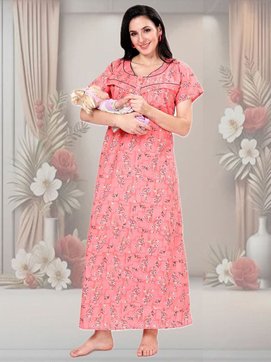 ANKONA Printed Maxi Nightdress-picture-15