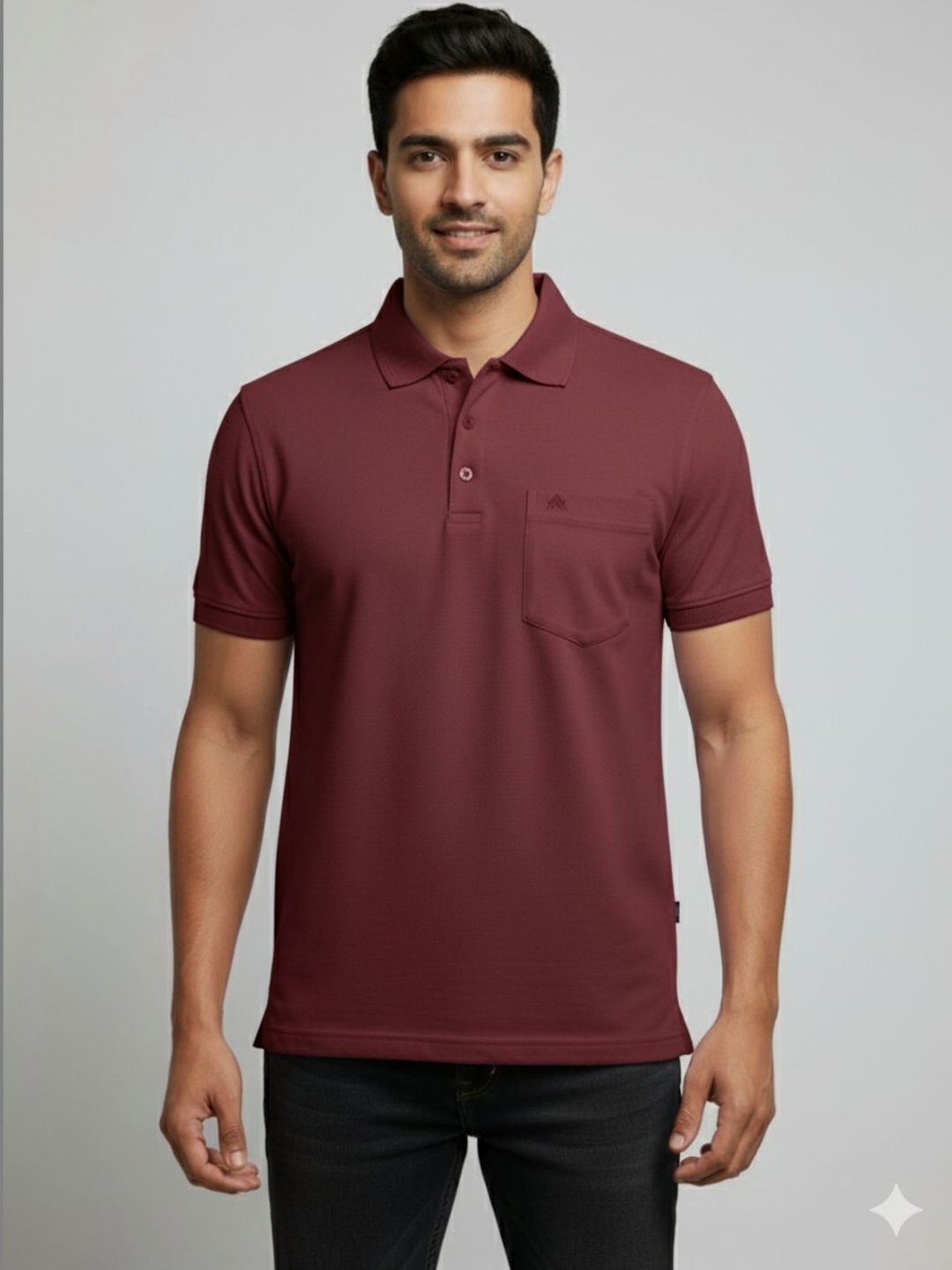 AWIBE Men Brand Logo Polo Collar Pockets T-shirt-picture-15