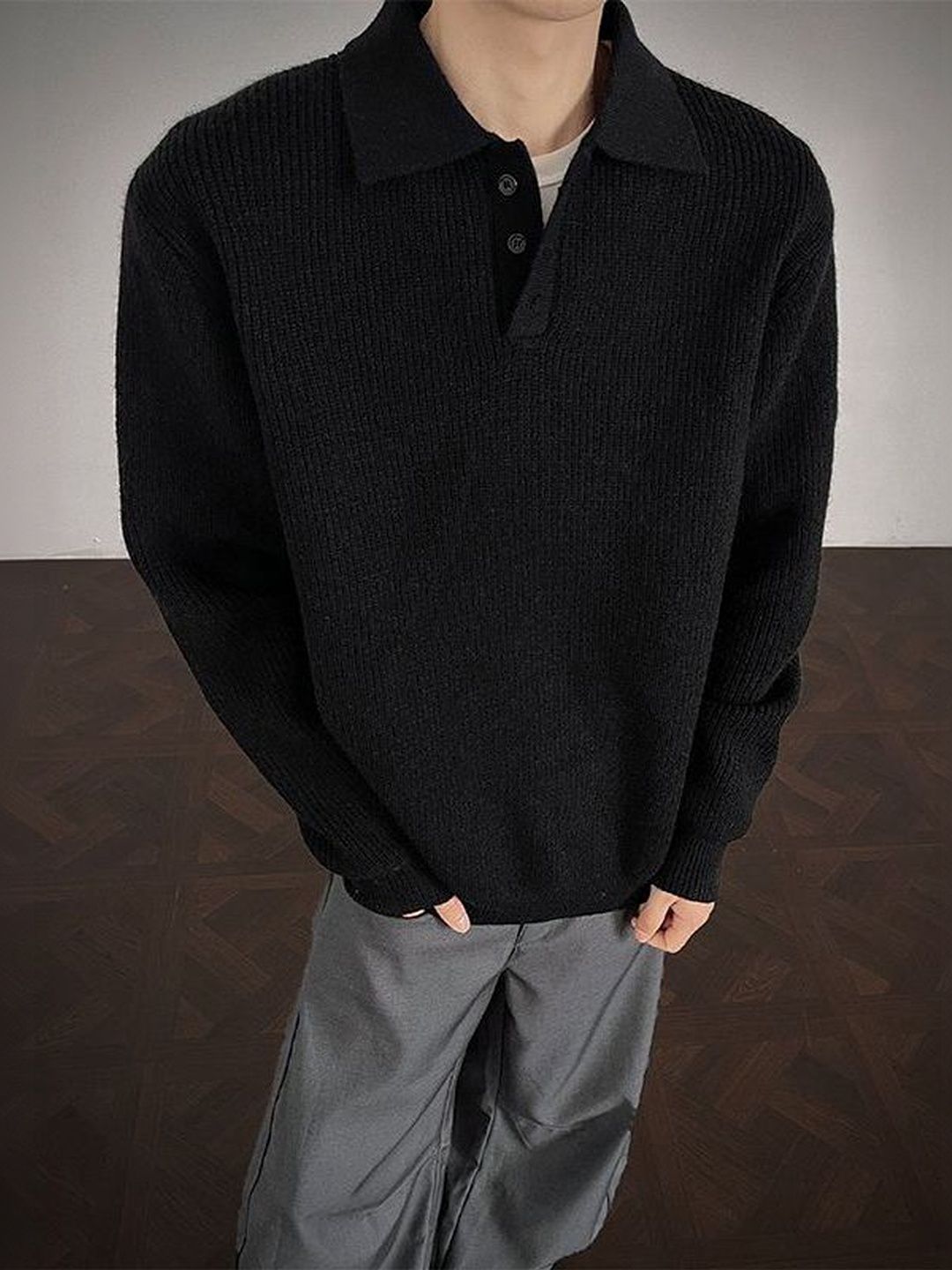 StyleCast x Revolte Men Cable Knit Pullover-picture-28