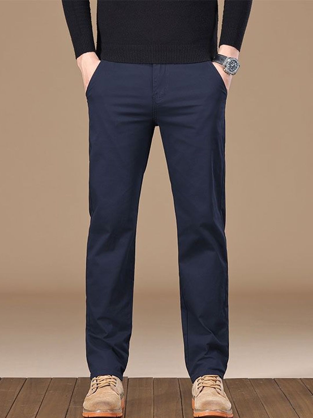 StyleCast x Revolte Men Slim Fit Easy Wash Pleated Trousers-picture-10