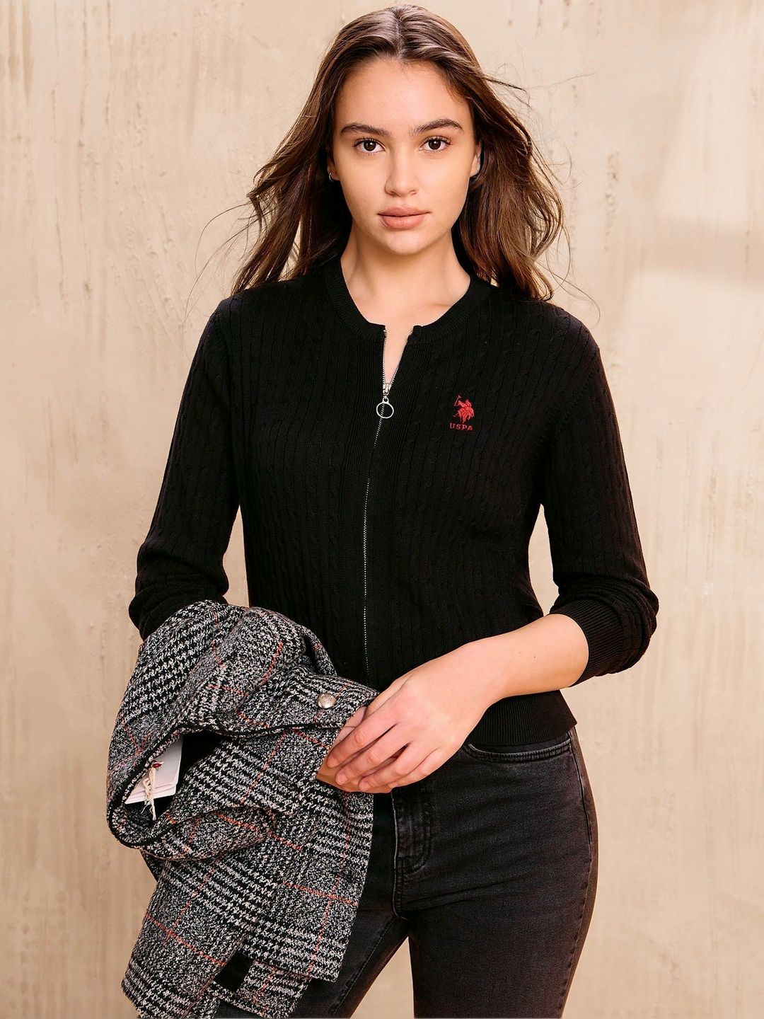 U.S. Polo Assn. Women Women Cable Knit-picture-21