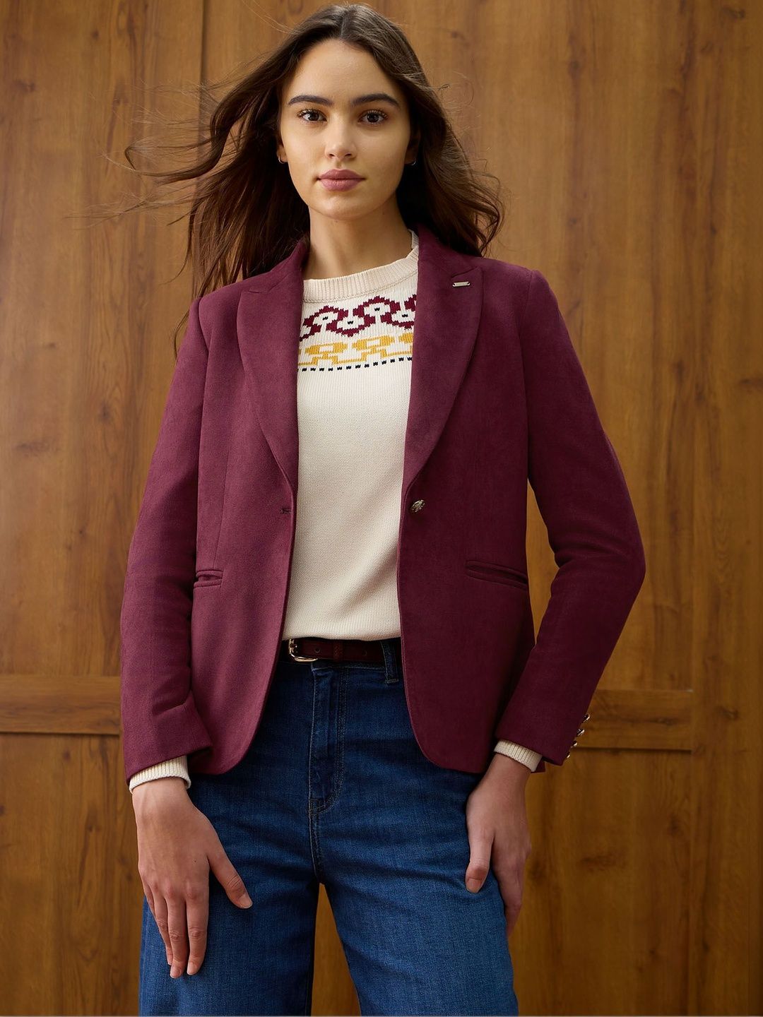 U.S. Polo Assn. Women Single-Breasted Blazer-picture-31