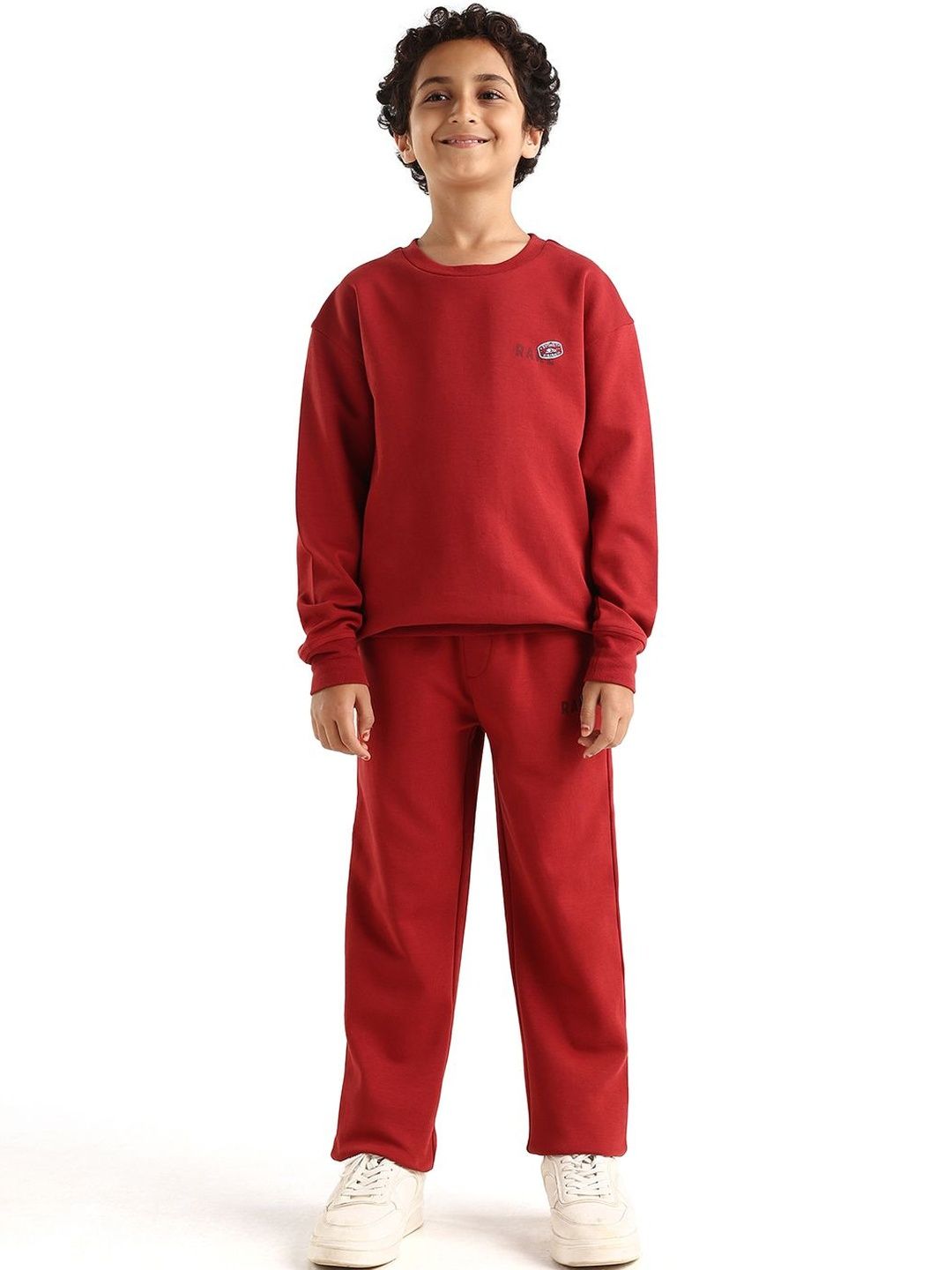 RARE ONES Boys Cotton Mid-Rise Straight Fit Track Pants-picture-39