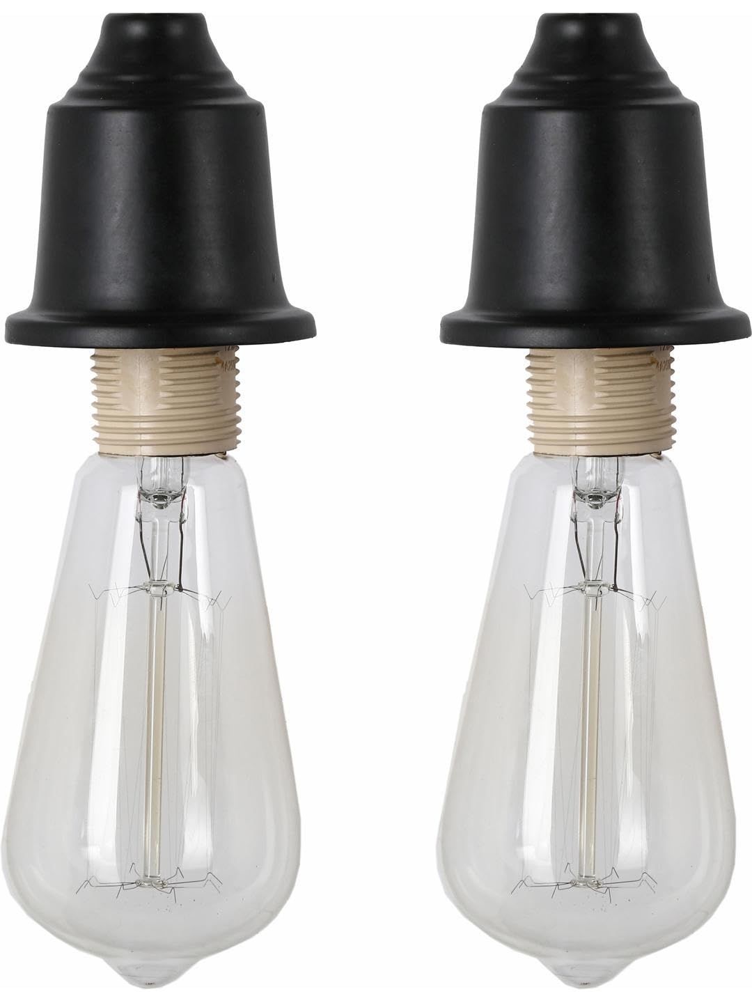 1ST TIME Set of 2 White & Black Ceiling Lamp-image-23