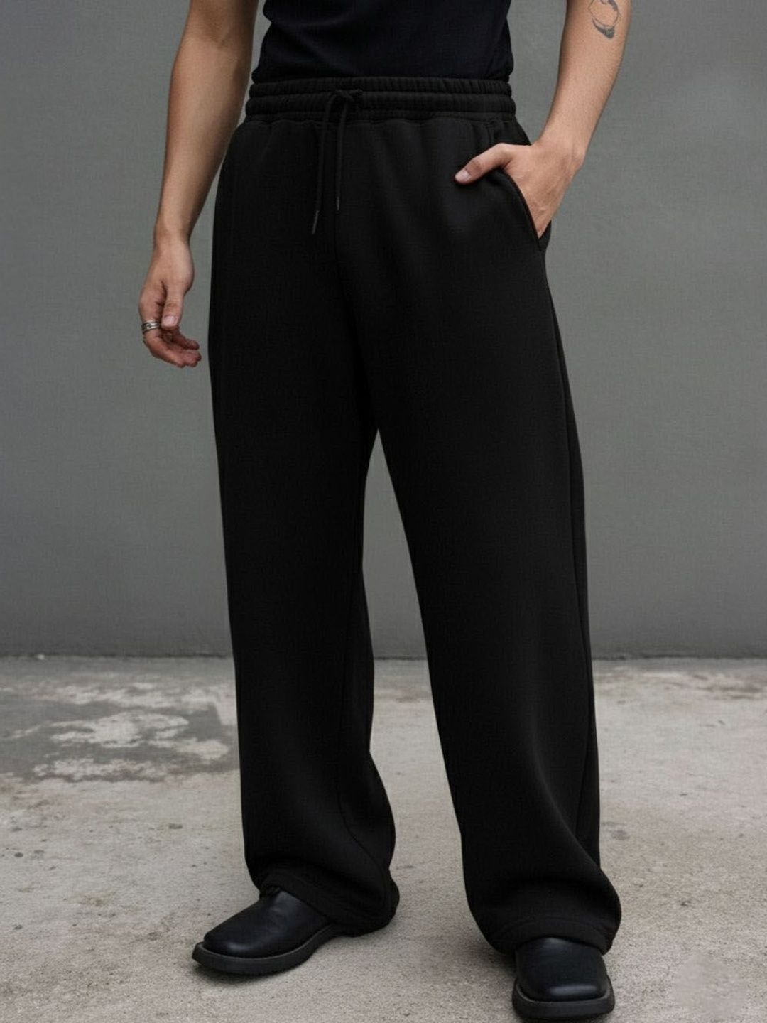 CLOTH N CODE Men Relaxed Straight Fit Trousers-picture-16