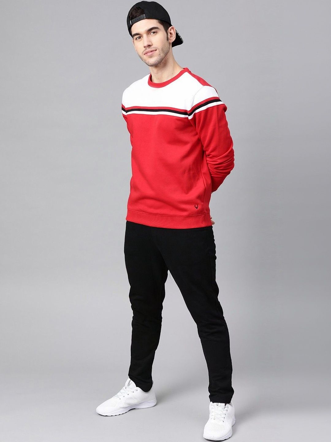 GET GOLF Men Colourblocked Sweatshirt-picture-26