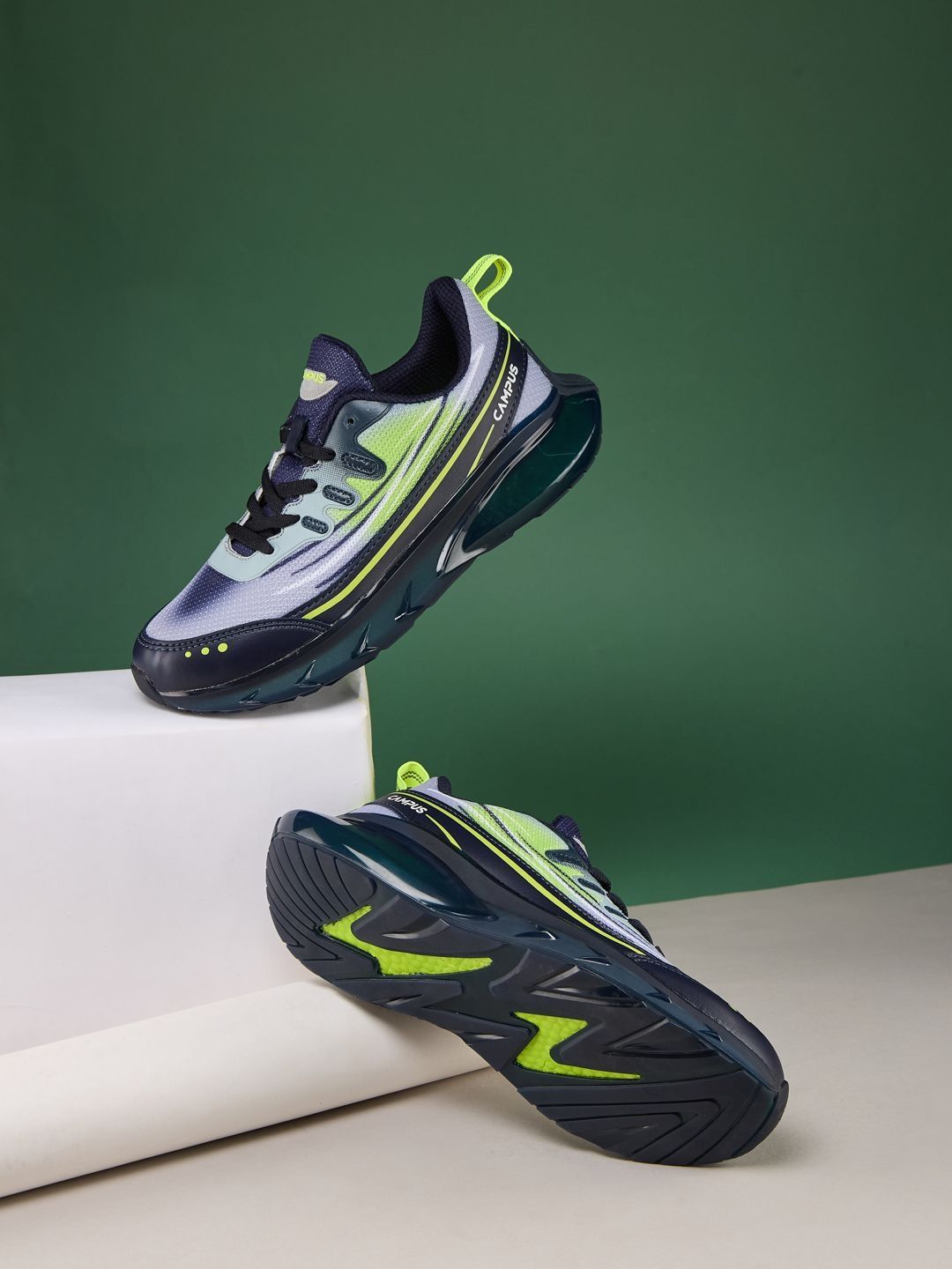 Campus Unisex Printed Mesh Everyday Sneakers-image-0