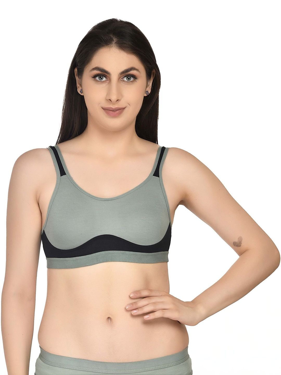 Kinza soft. Colourblocked Bra Full Coverage Underwired-picture-48