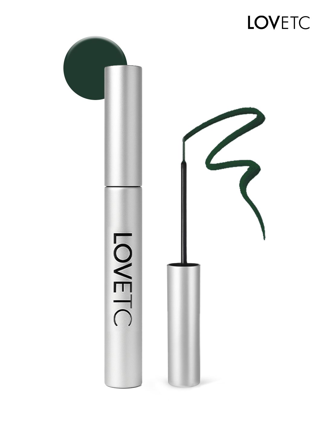 LOVETC EyeCan Demi-Matte Waterproof Liquid Eyeliner 3.5ml - Green Spell-picture-42
