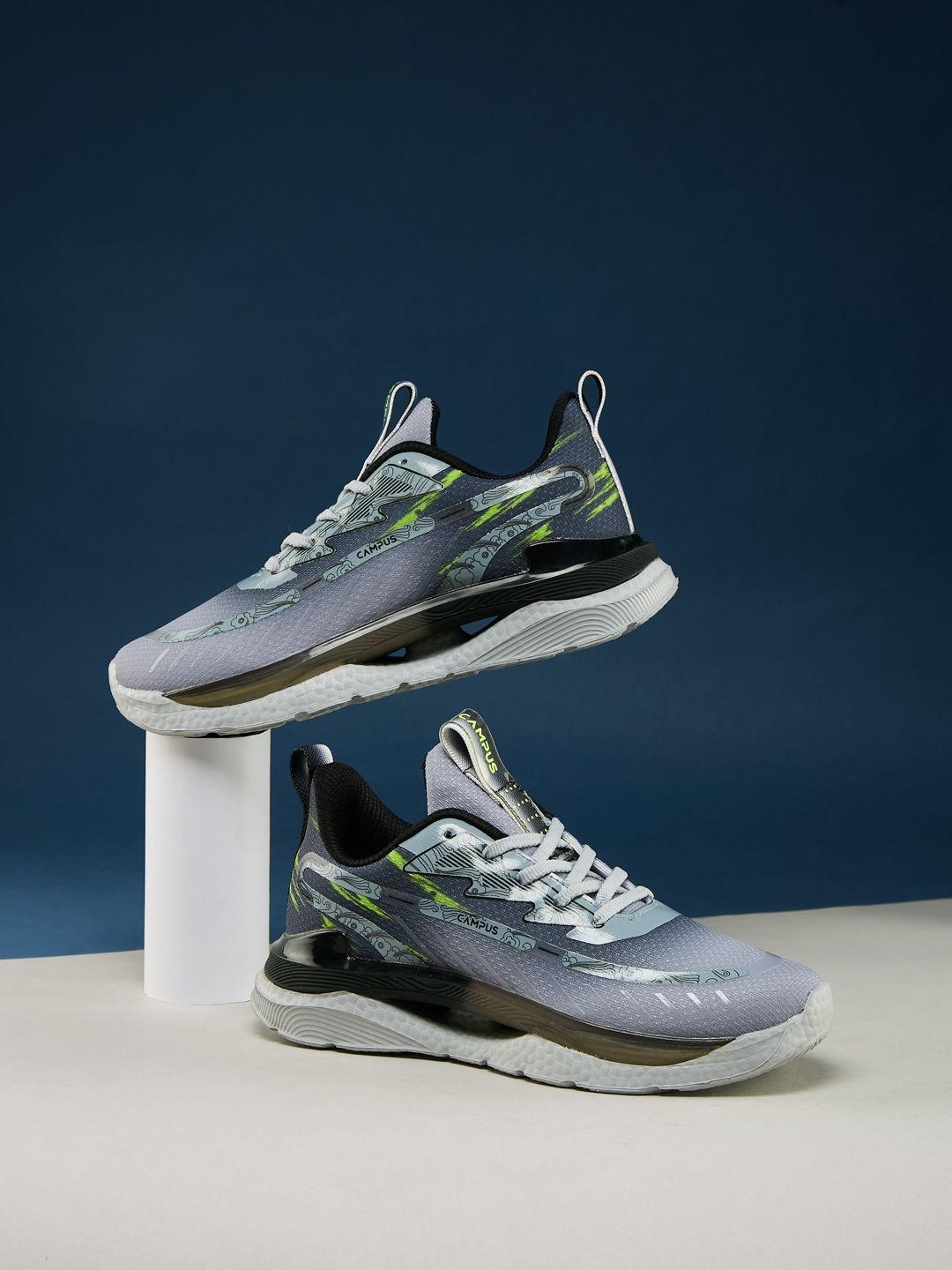Campus Unisex Printed Mesh Everyday Sneakers-image-14