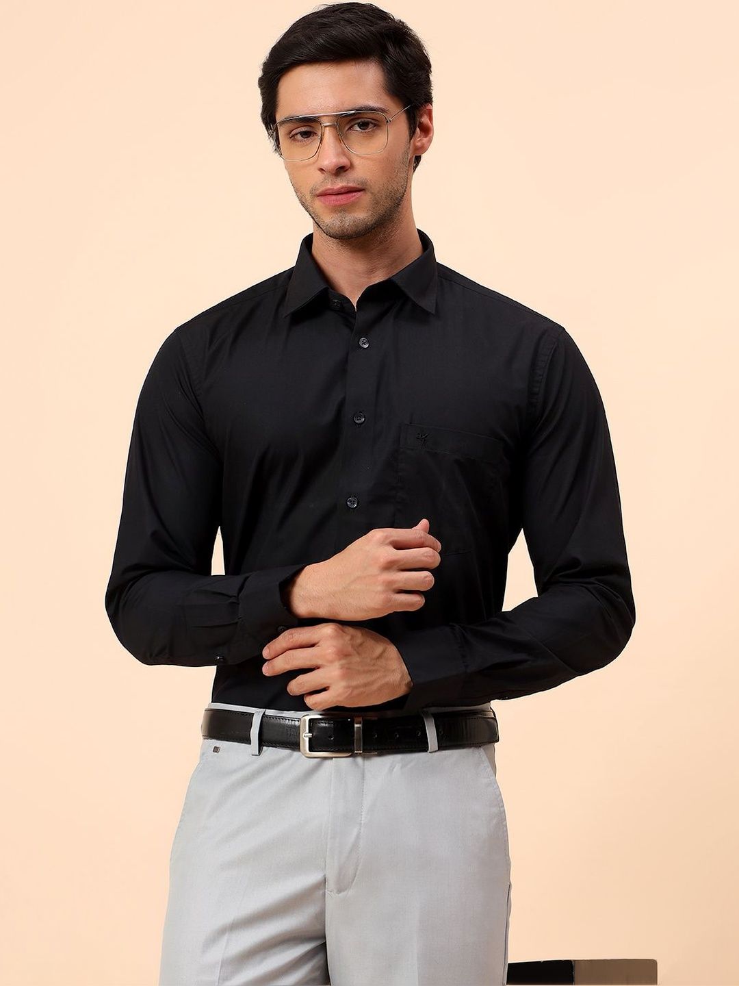 Cantabil Men Comfort Formal Shirt-picture-31