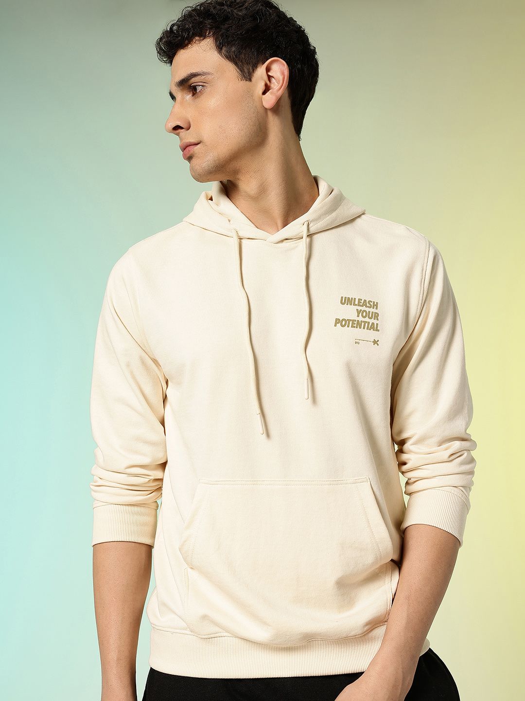 HRX by Hrithik Roshan Typography Printed Hooded Sweatshirt-picture-15