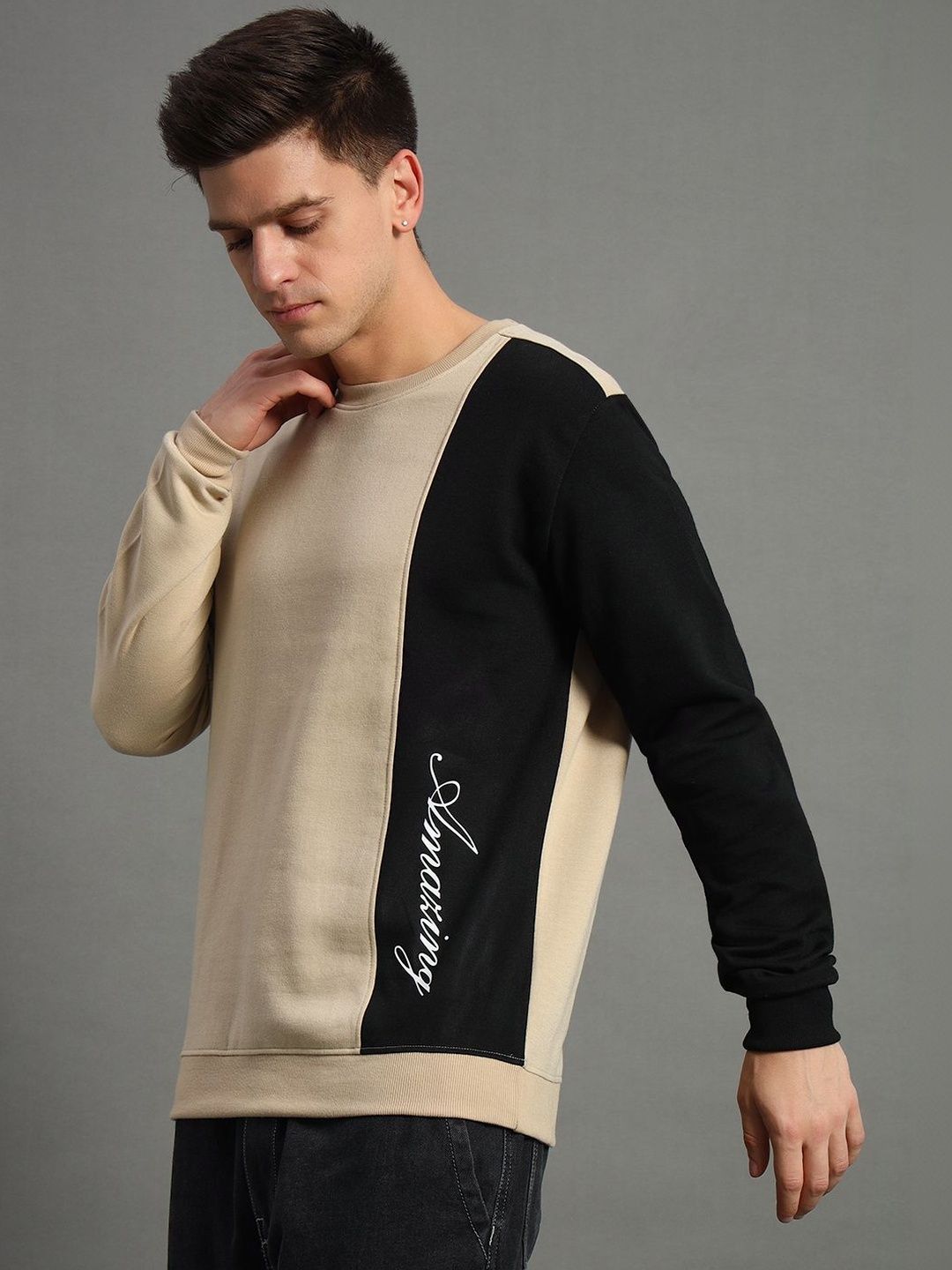 GET GOLF Men Colourblocked Sweatshirt-picture-21