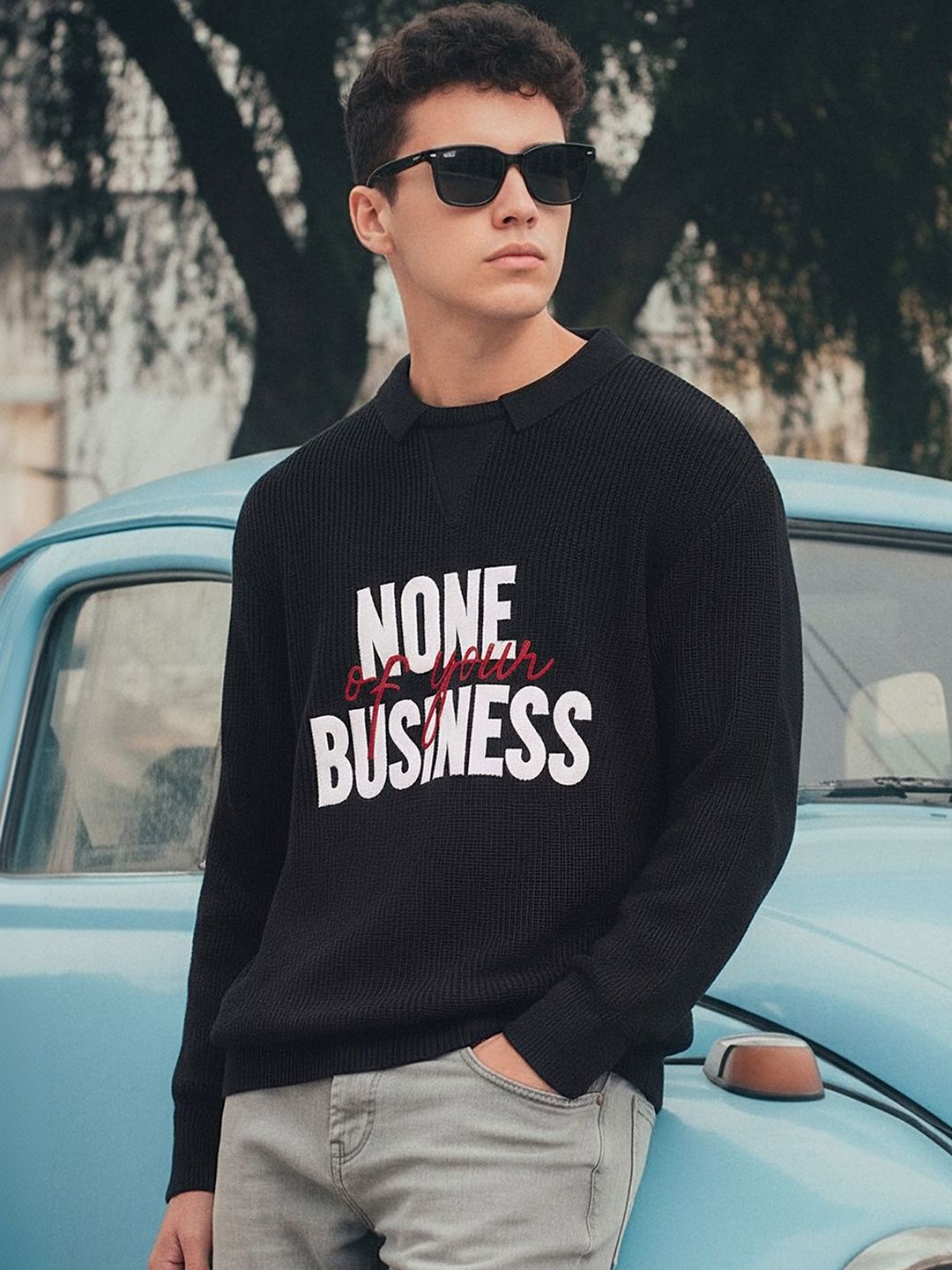 Bewakoof Men Printed Pullover-picture-47