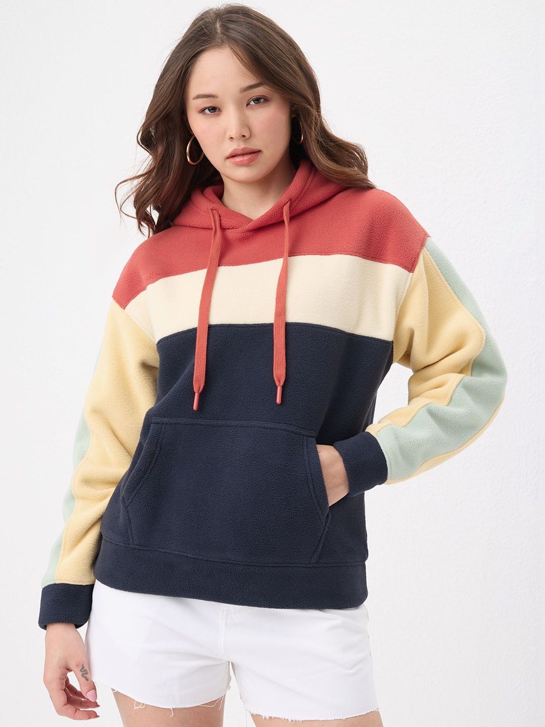 Oversized Hoodie Ash Grey|The Souled Store - Men Oversized Fit Cotton Hoodie