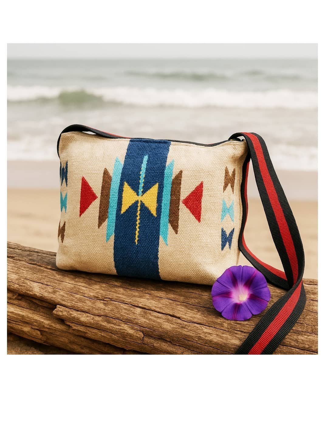 CRAFTINENCE Ethnic Motifs Printed Sling Bag with Quilted-picture-17