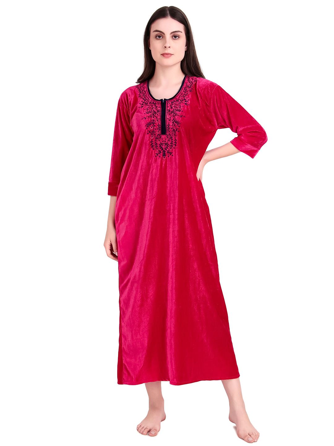 BOMBSHELL Embroidered Maxi Nightdress-picture-51