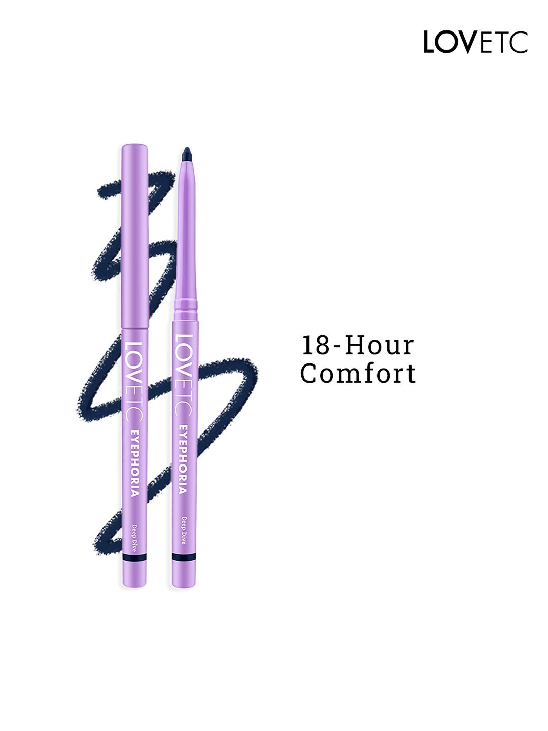 LOVETC Eyephoria Longwear Smudge-Proof Retractable Kajal - Deep Dive