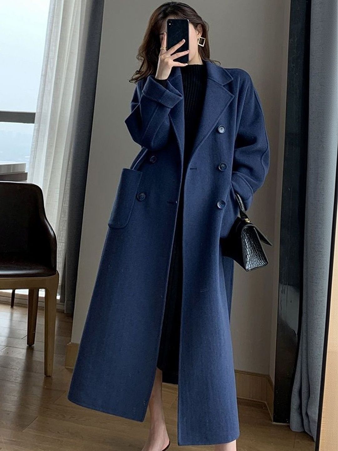 StyleCast Women Spread Collar Overcoat Coats-image-20