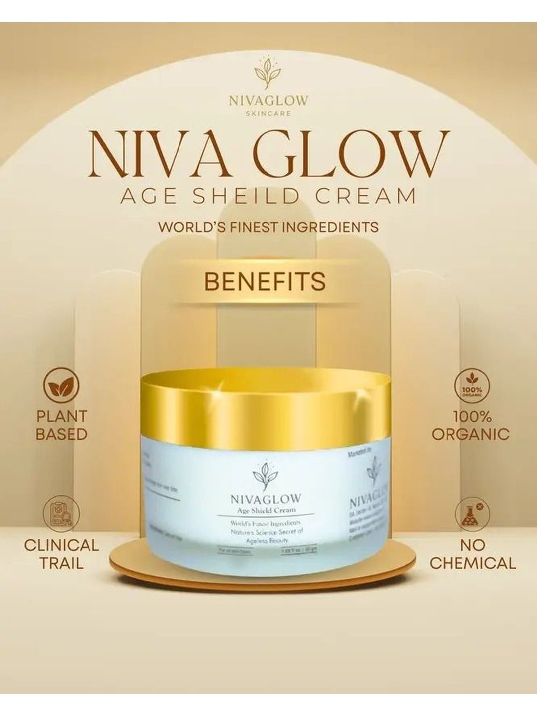NIVAGLOW Age Shield Anti Aging Cream with SPF Protection - 50 g-image-14