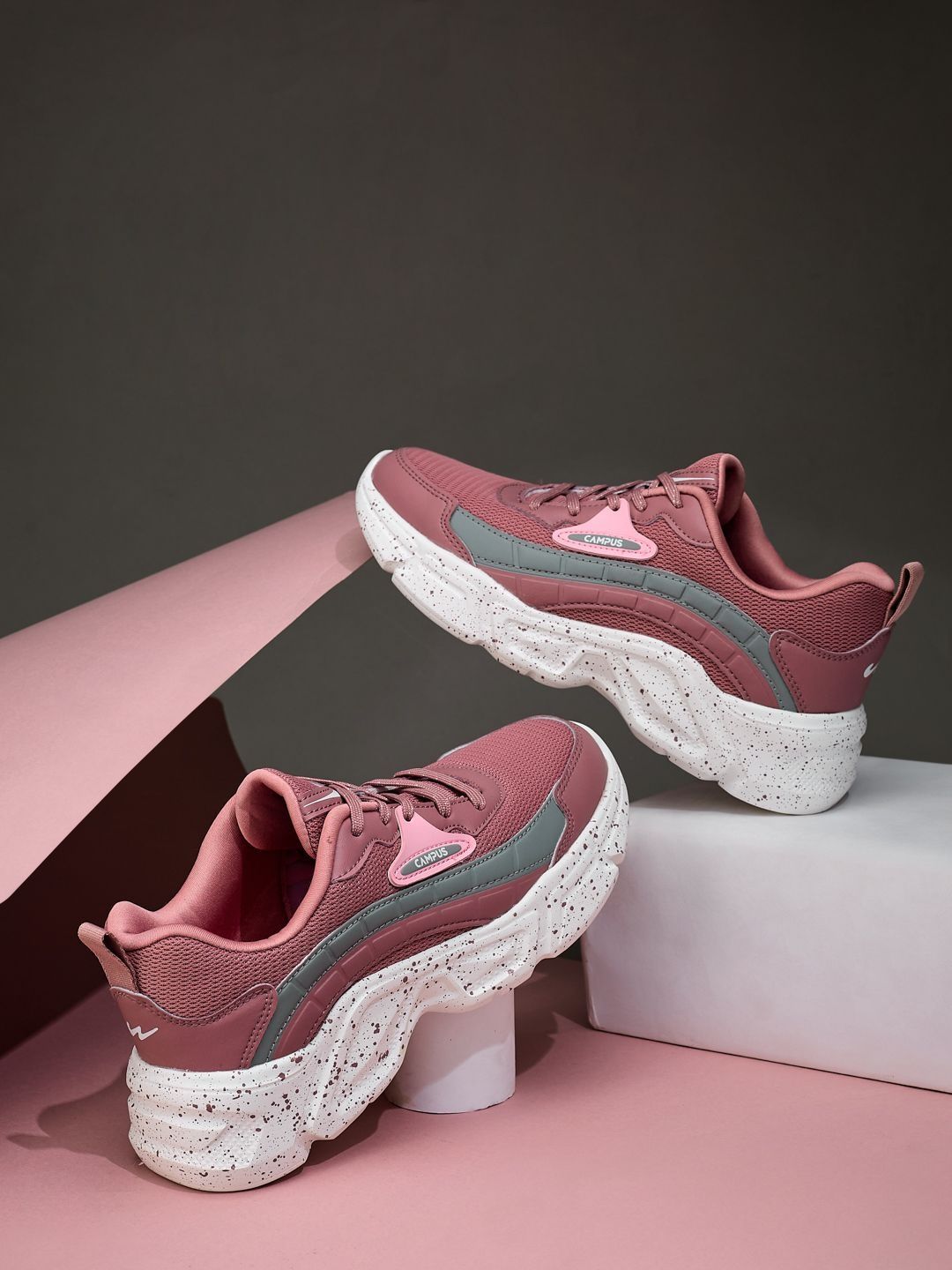 Campus Women Colourblocked Mesh Everyday Sneakers-image-15