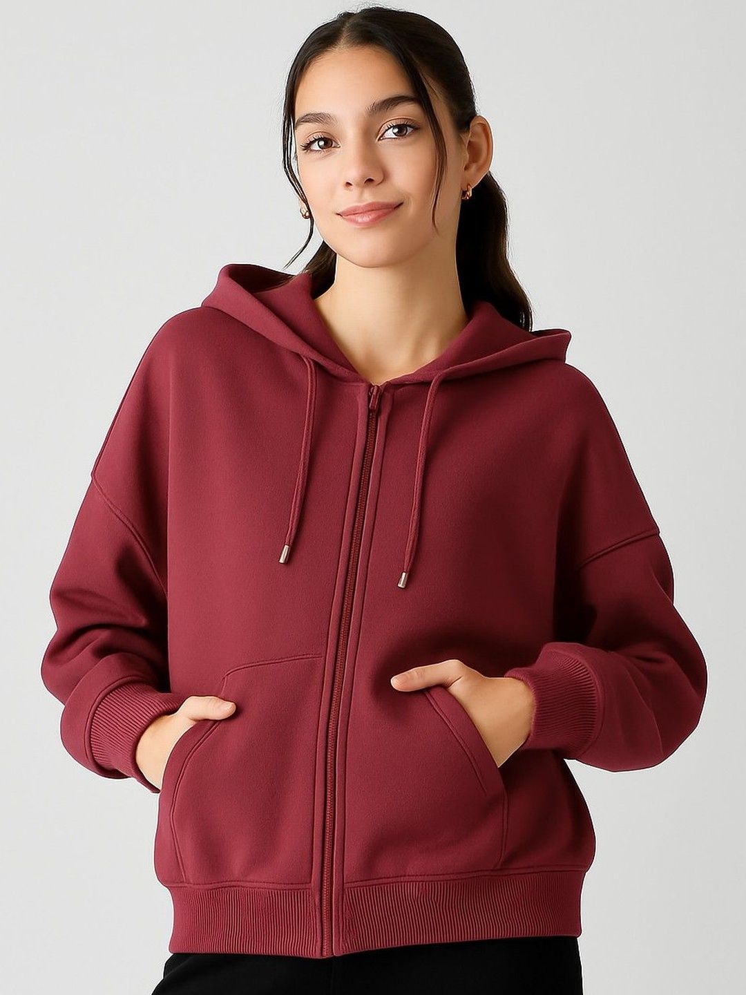 ADBUCKS Women Hooded Sweatshirt-picture-30