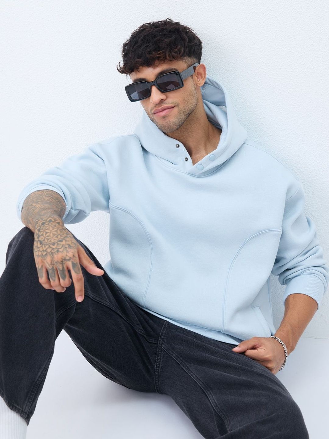 The Souled Store Men Hooded Sweatshirt-picture-40