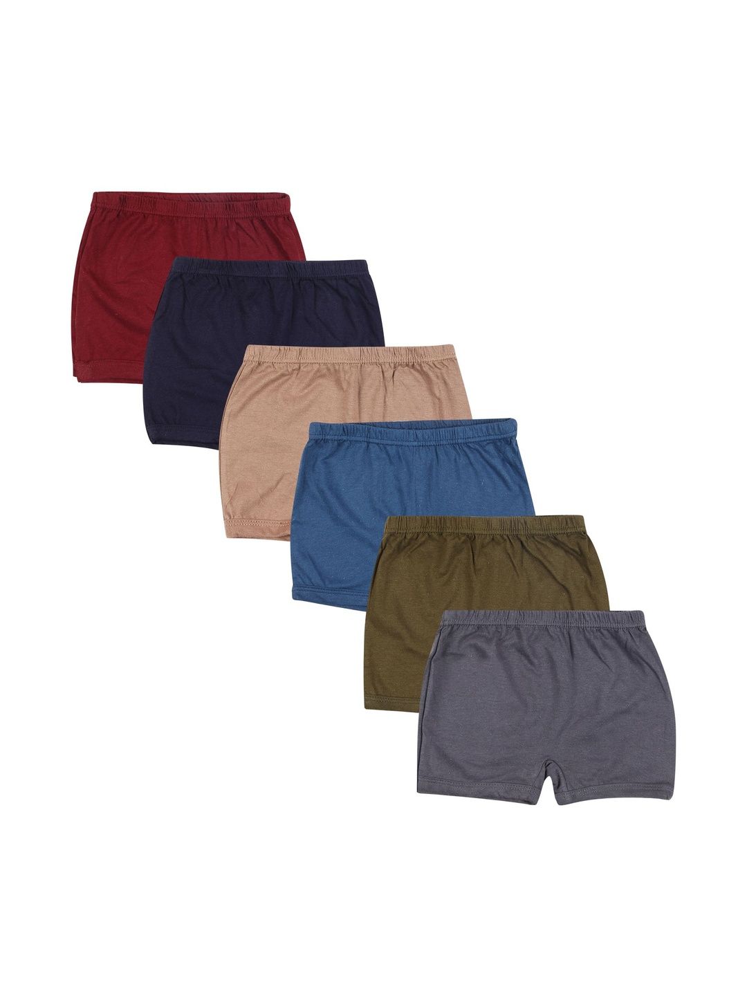 VIRUKSHAM Infant Girls Pack of 6 Cotton Mid-Rise Boy Shorts Briefs-picture-32