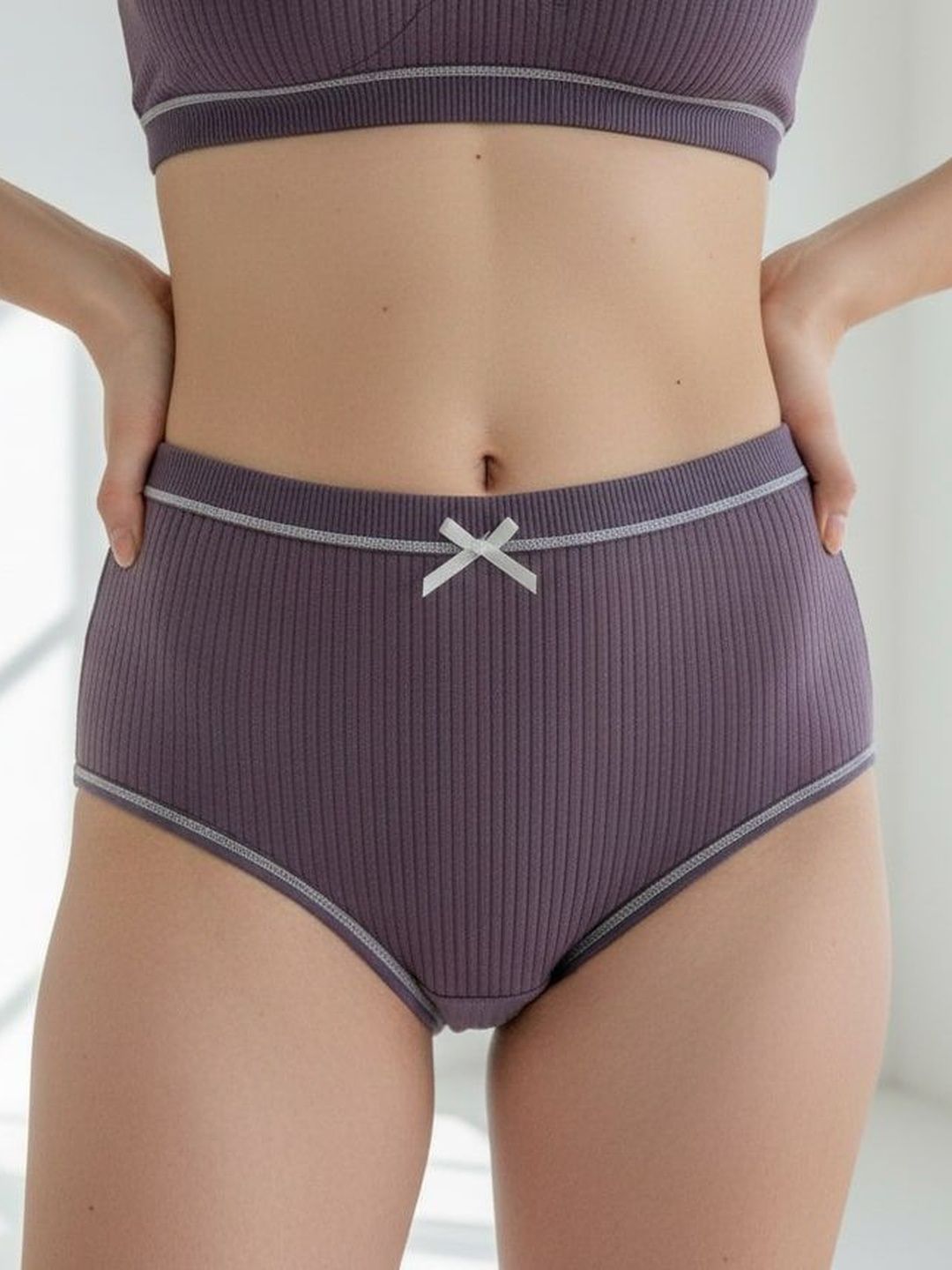 Moda Rapido Ribbed Mid-Rise Basic Briefs-picture-27