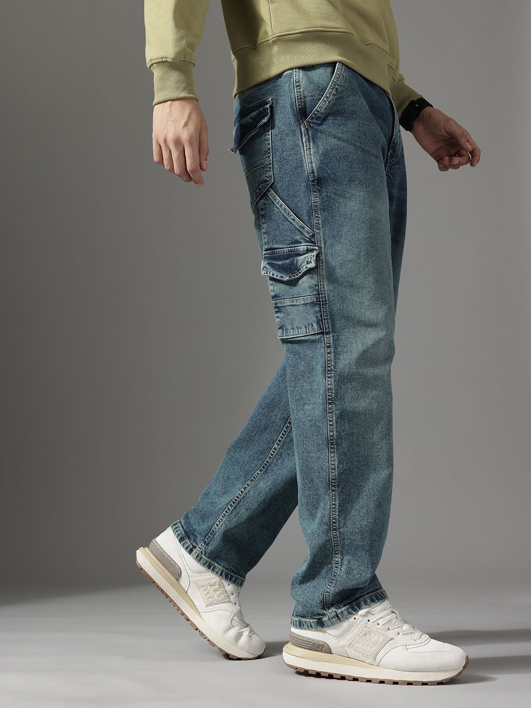 FCUK Men Straight Fit Stretchable Jeans-picture-34