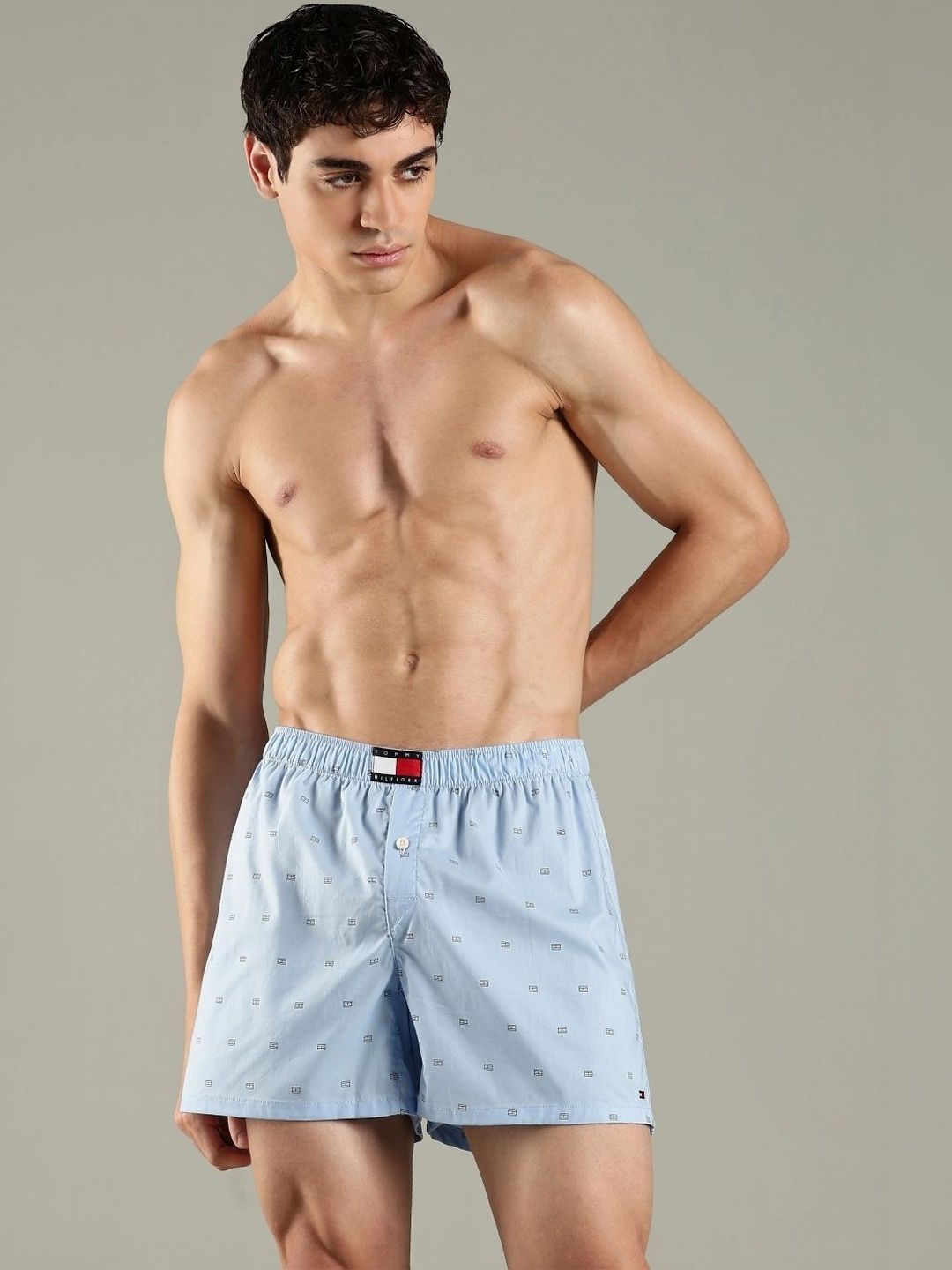 Tommy Hilfiger Men Printed Cotton Boxers-image-30