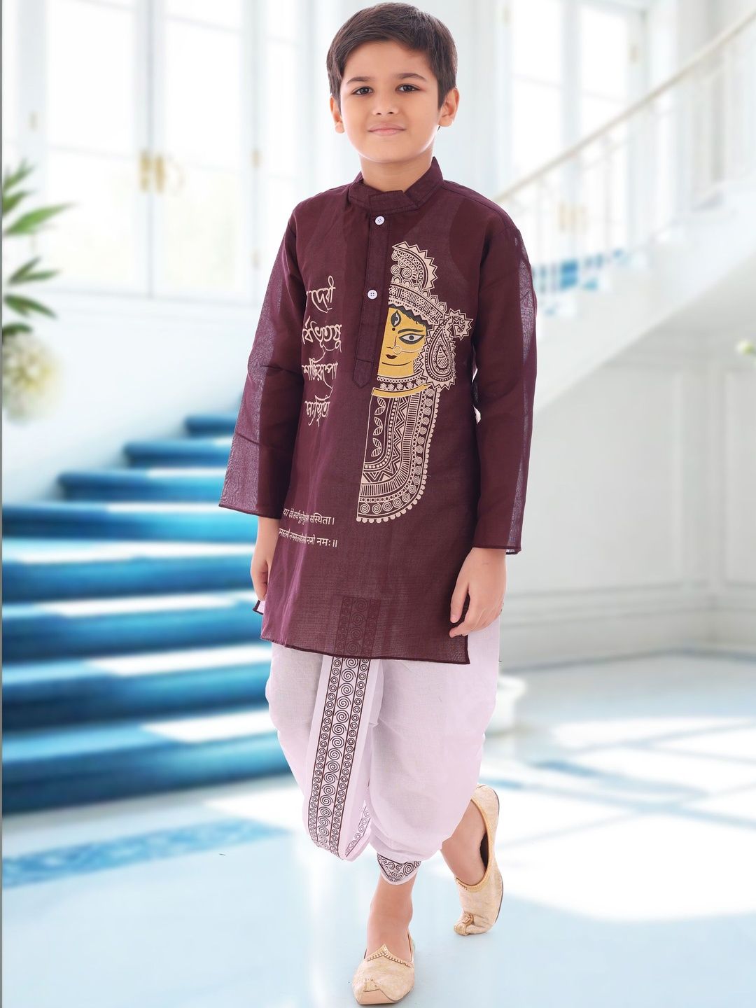 NEW GEN Boys Printed Dhoti Pants-picture-12
