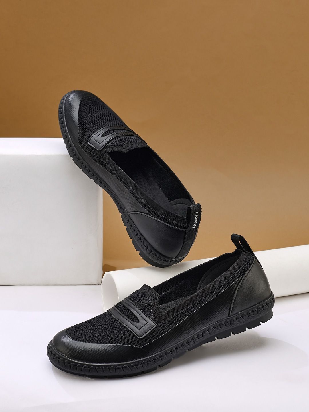 Campus Women Mesh Walking Non-Marking Shoes-image-39