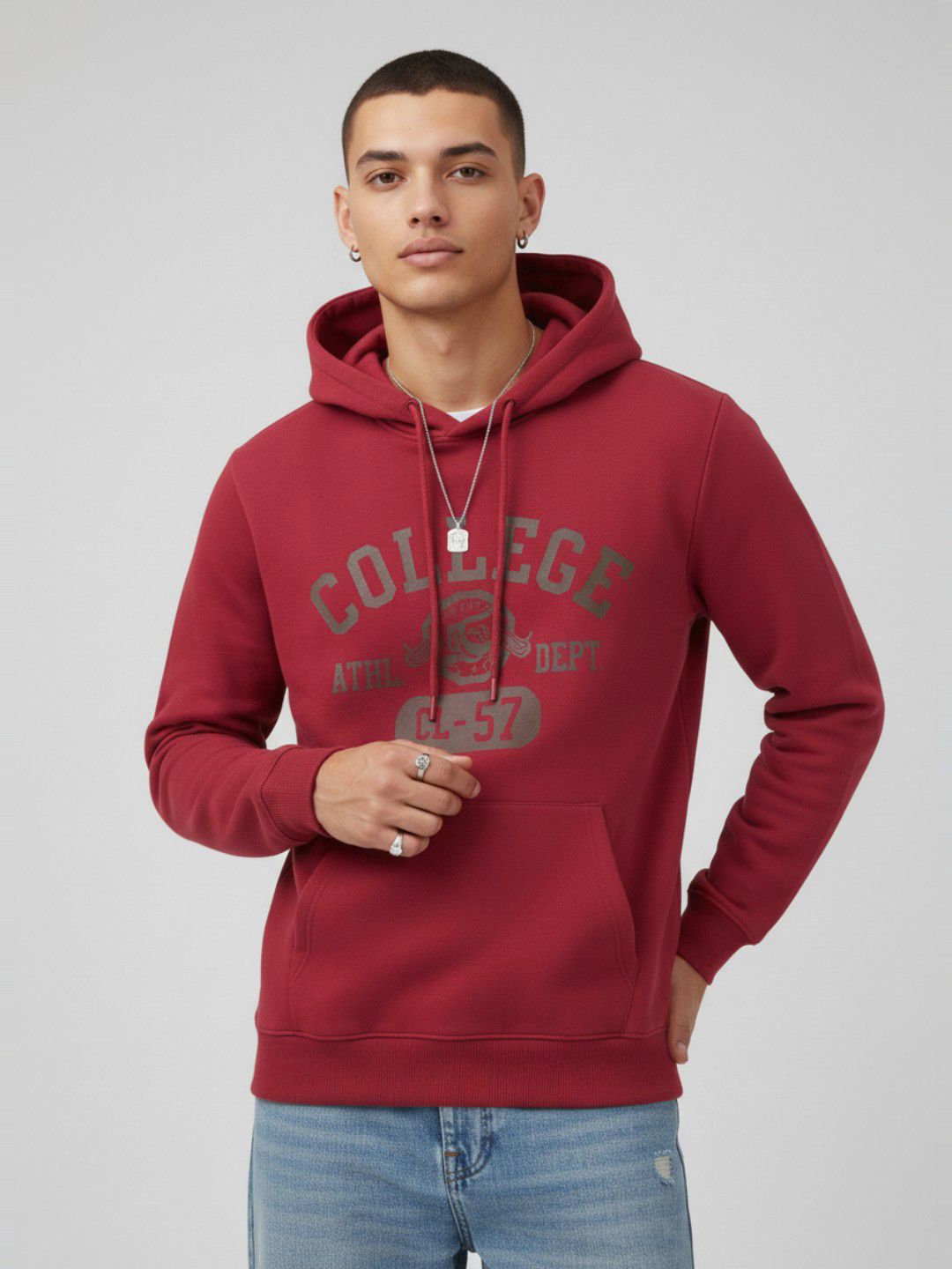 glitchez Typography Printed Hooded Sweatshirt-image-20