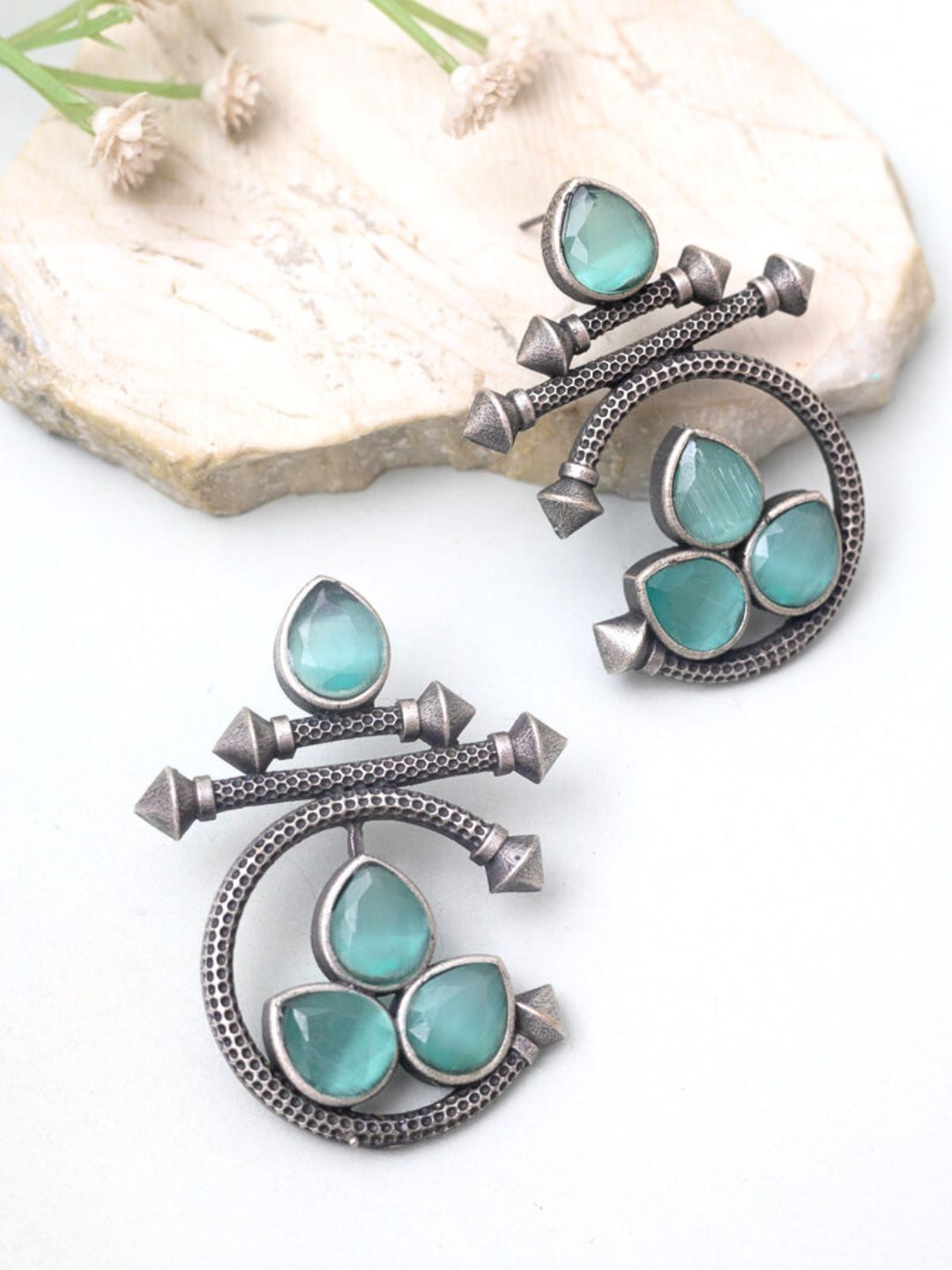 Anouk Geometric Studs Earrings-image-24