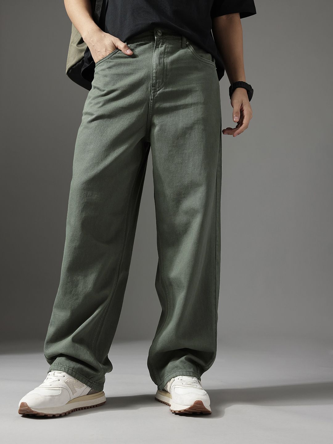 FCUK Men Relaxed Fit Pure Cotton Jeans-picture-15