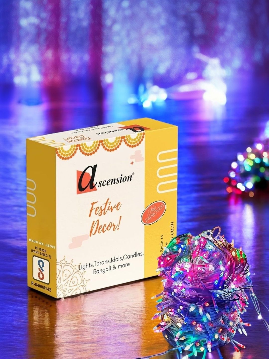 Ascension 8 Mode Waterproof Rice Shape String Light-picture-41