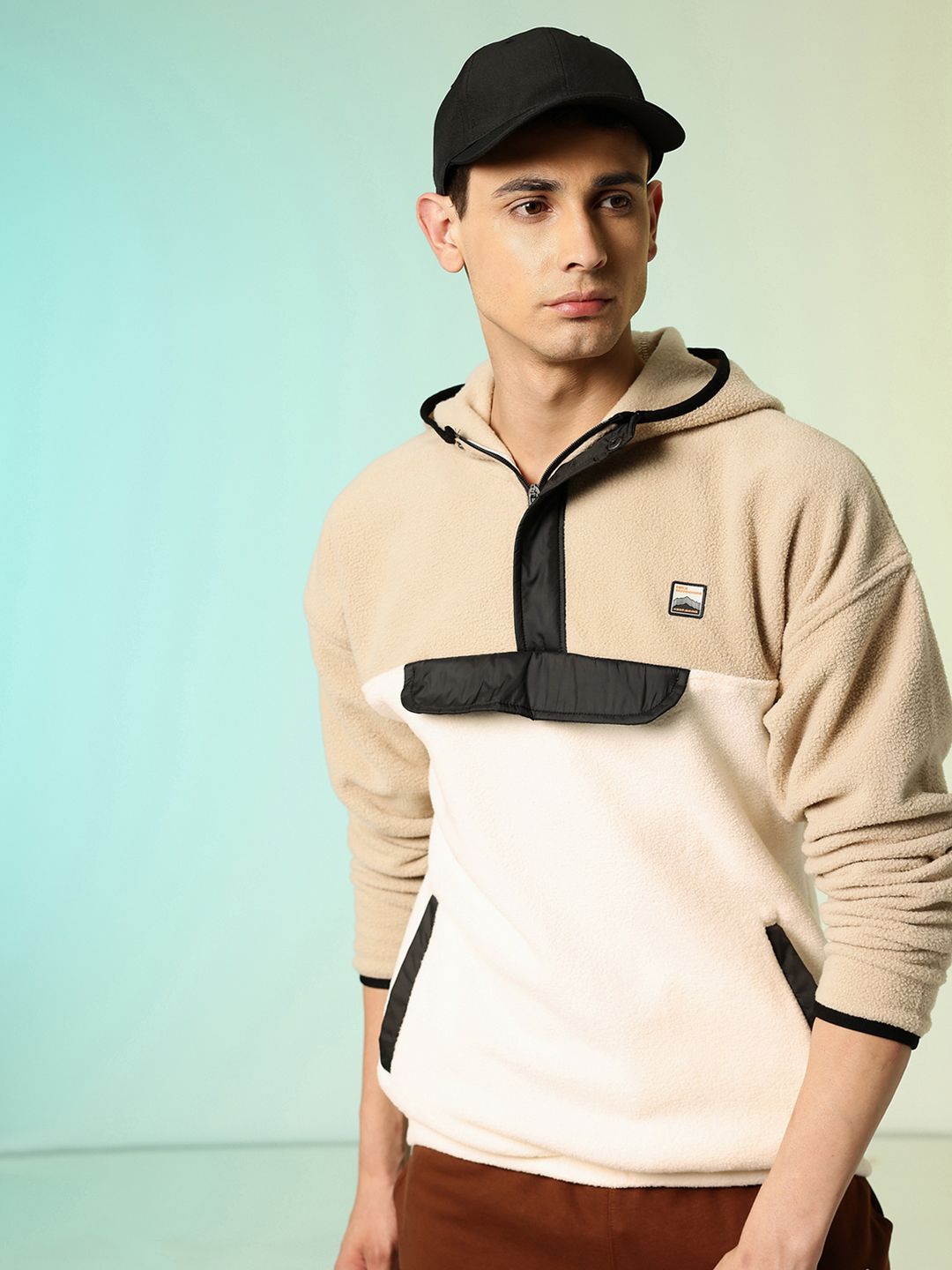 HRX by Hrithik Roshan Colourblocked Hooded Outdoor Sweatshirt-picture-21