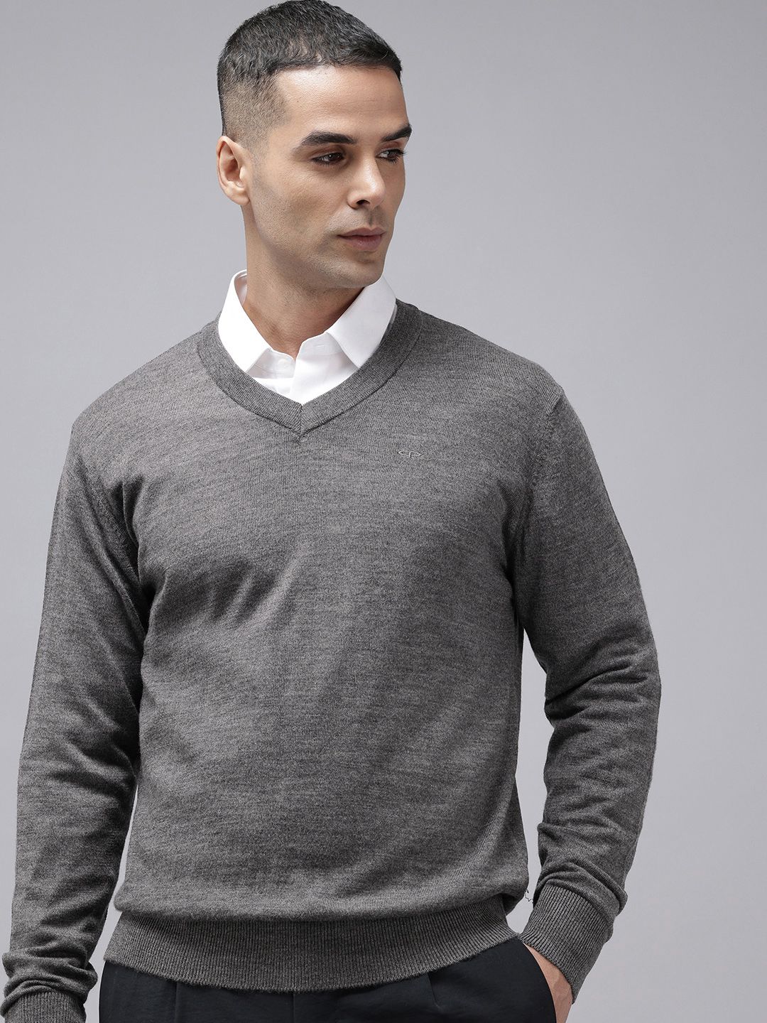 ColorPlus V-Neck Pullover Sweater-picture-13