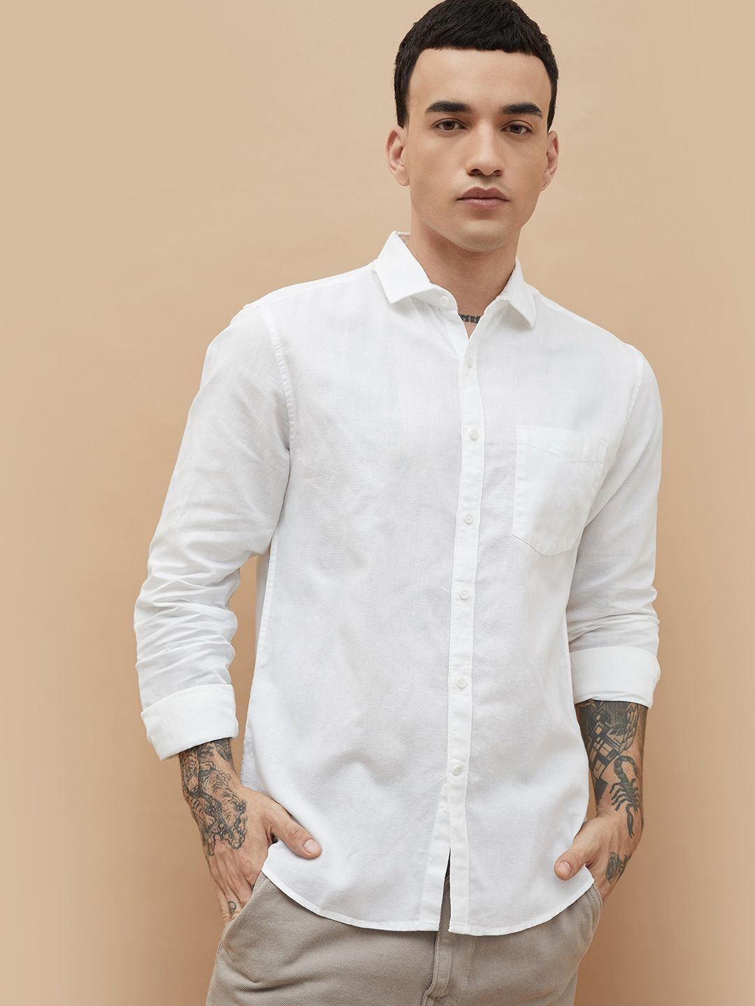 Fame Forever by Lifestyle Men Slim Fit Casual Shirt-picture-52