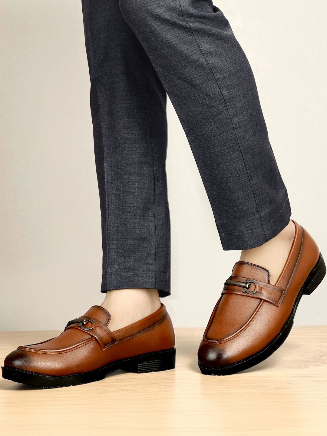 TROTUS Men Slip-On Shoes Formal Shoes-image-2