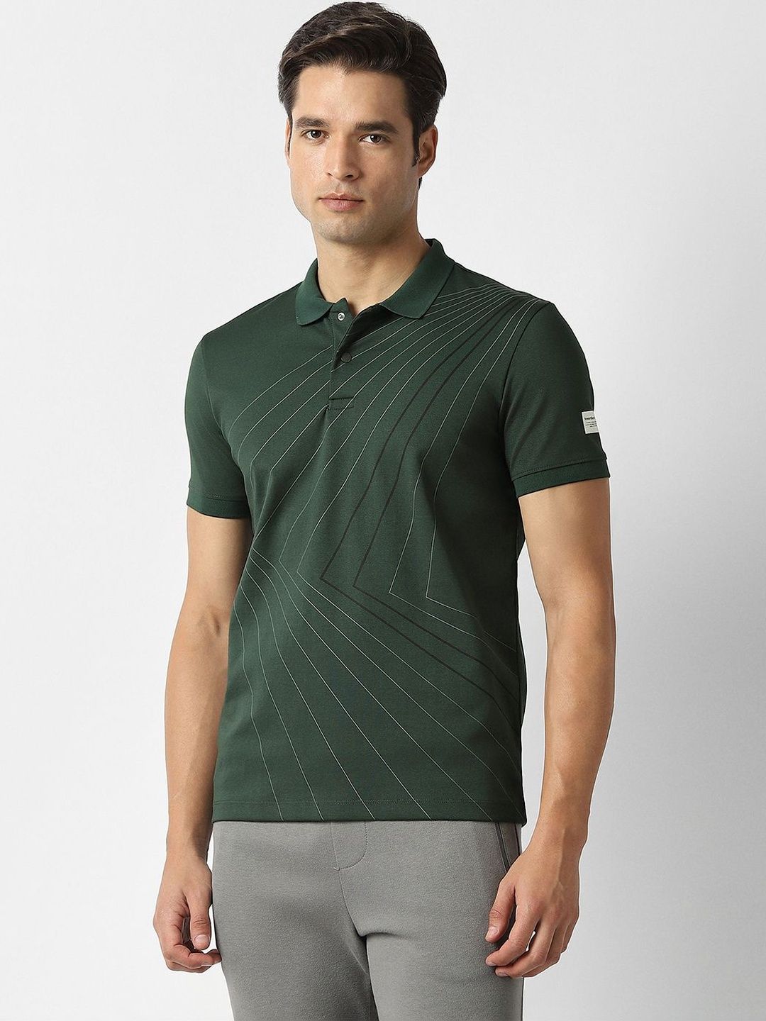 Van Heusen Flex Men Printed Polo Collar T-shirt-picture-23