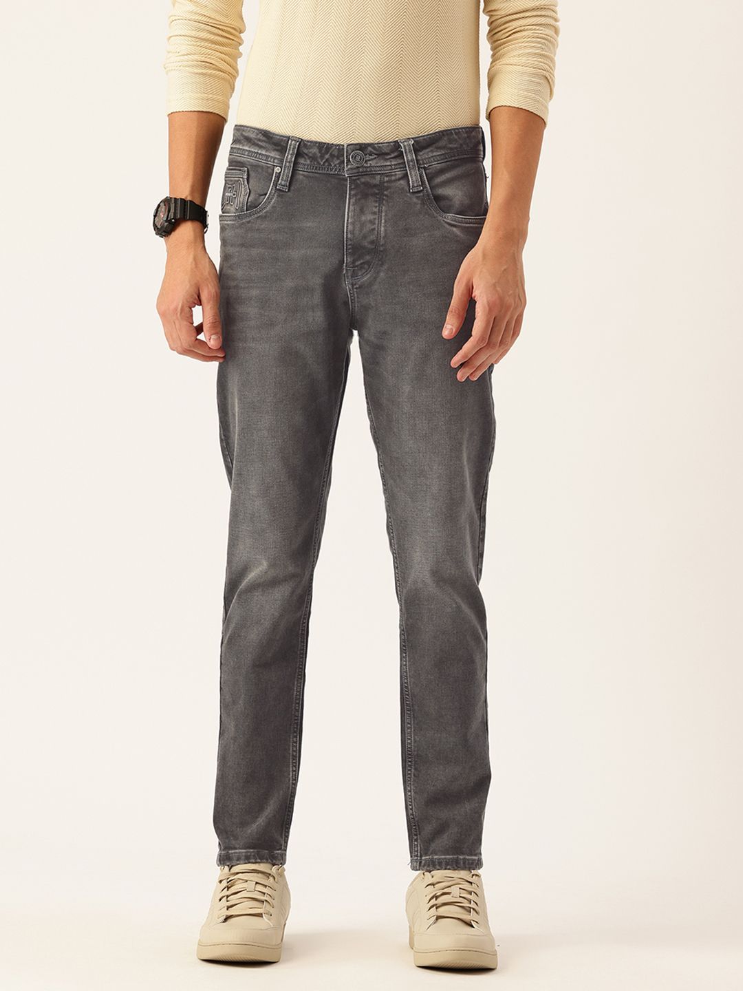 Integriti Men Smart Skinny Fit Mid-Rise Light Fade Stretchable Jeans-picture-19