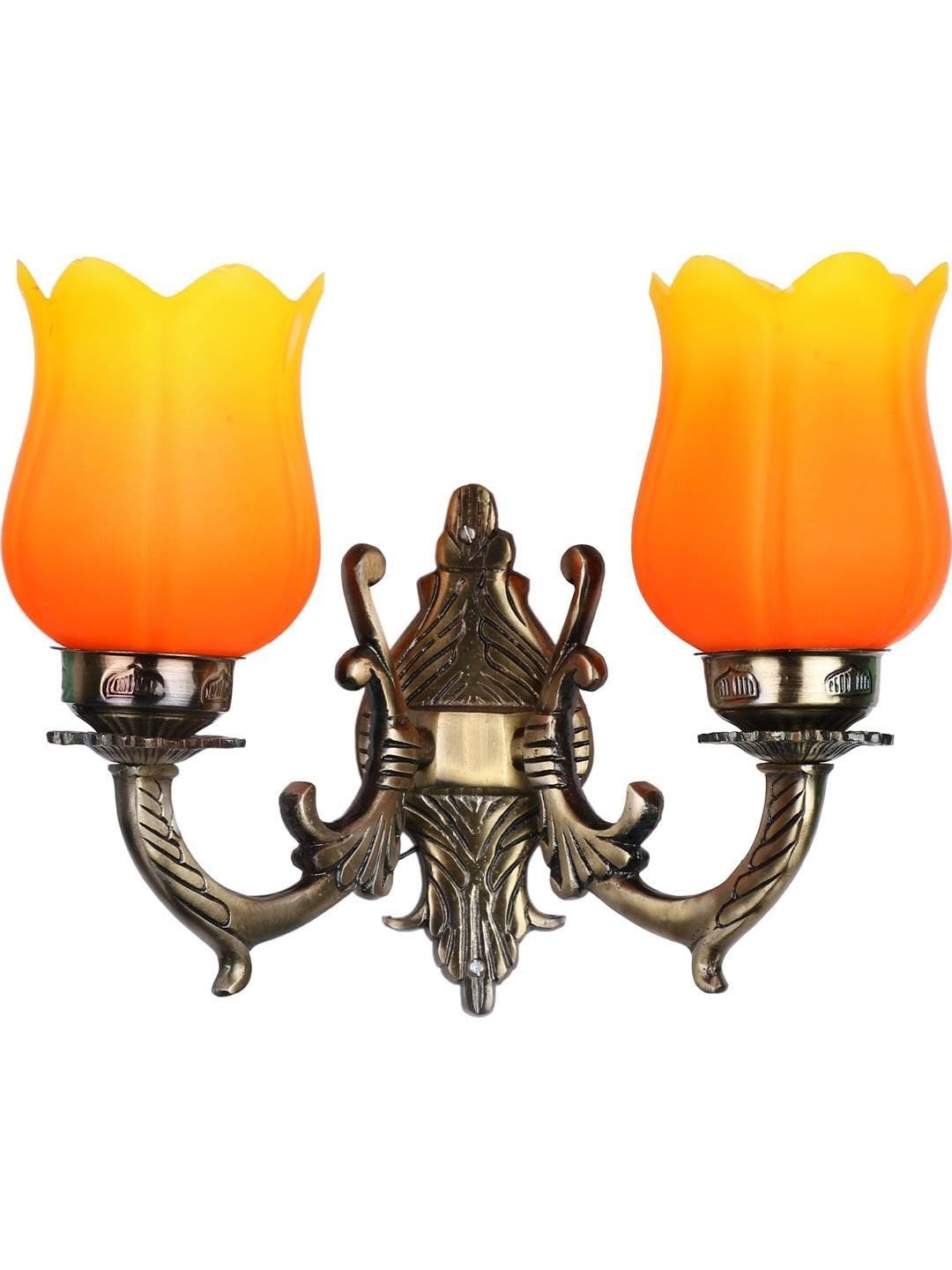 1ST TIME Orange & Orange Metal Traditional Wall Lamp-image-13