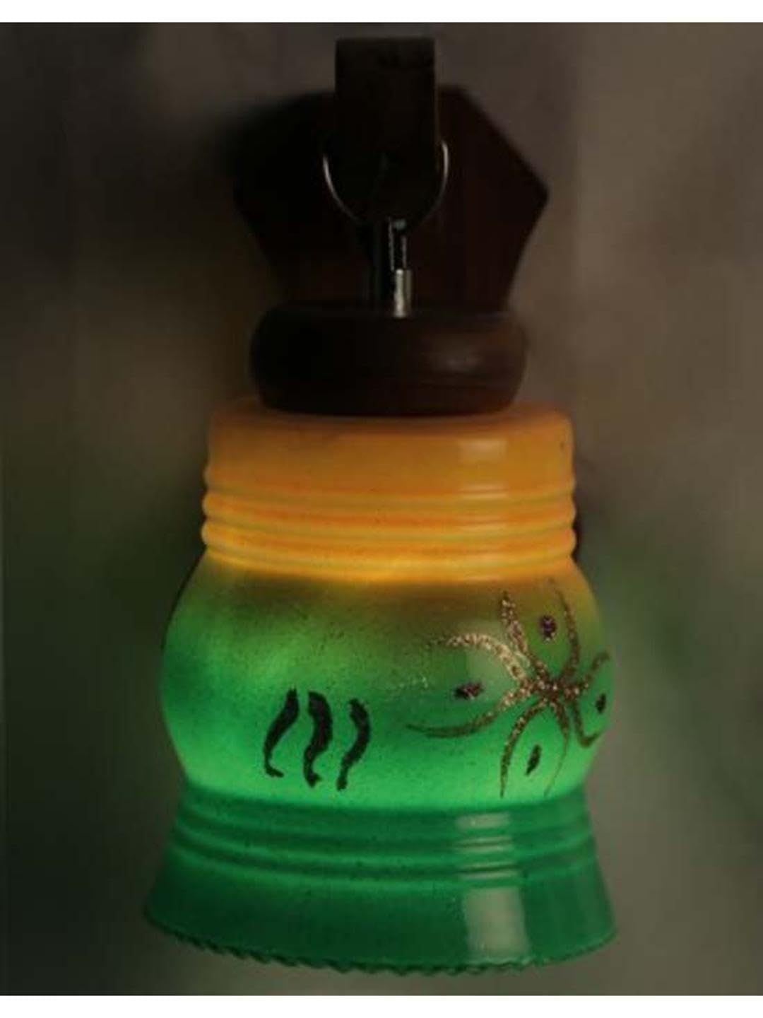 1ST TIME Yellow & Yellow Textured Wood Contemporary Abstract Shaped Shaped Wall Lamp-picture-17