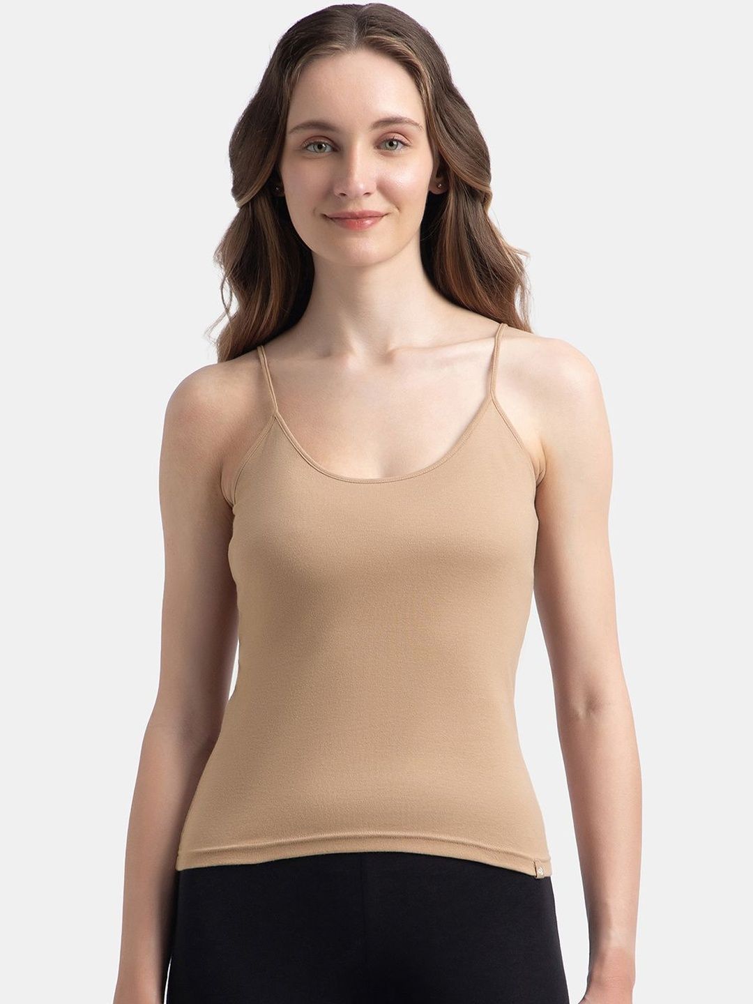 Jockey Women Solid Super Combed Cotton Non Padded Camisole with Adjustable Straps-picture-30