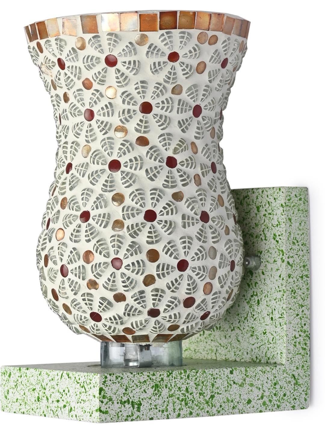 1ST TIME Multicoloured & White Textured Wood Traditional Wall Lamp-image-31