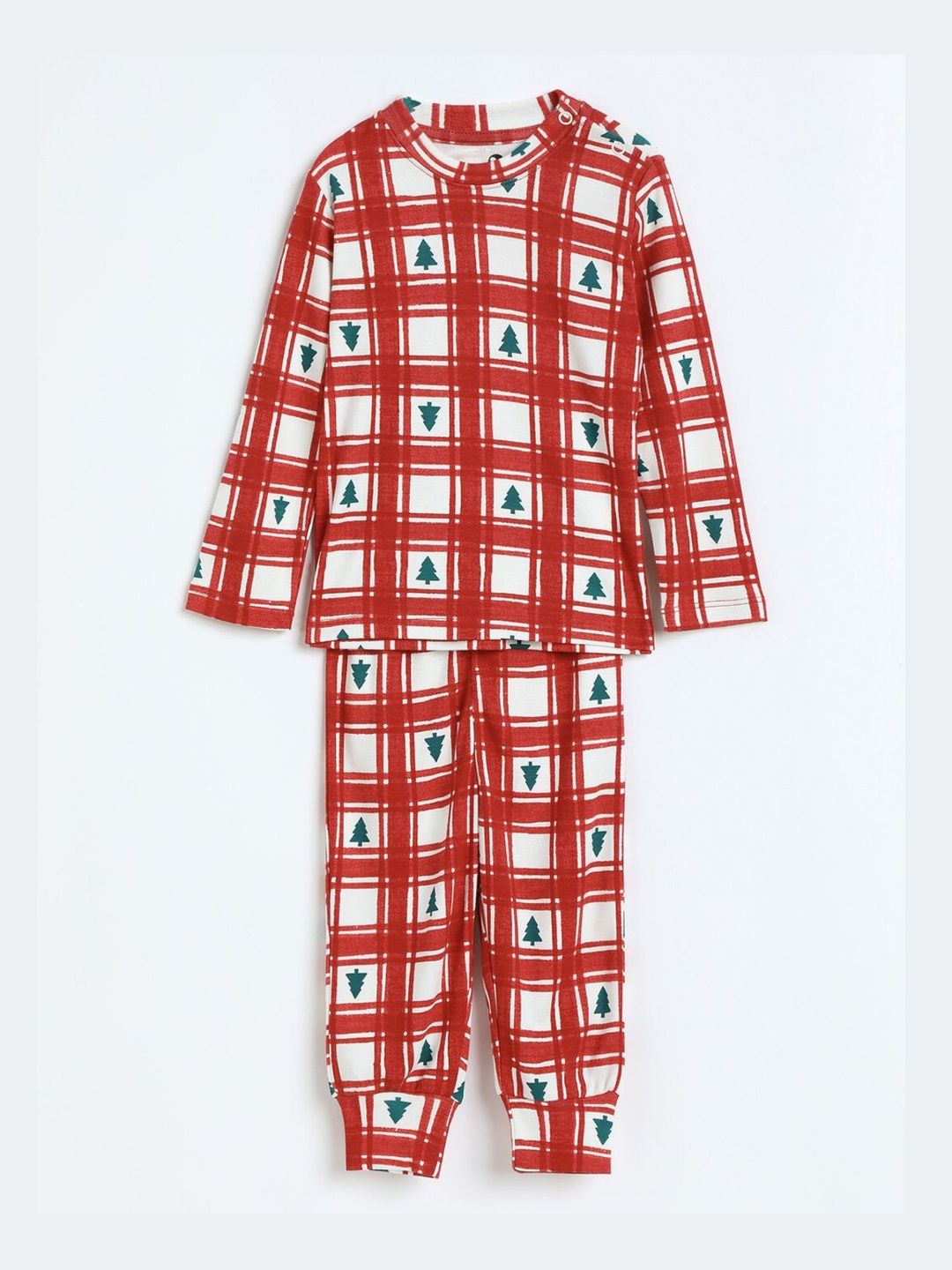 cocoon care Unisex Kids Printed Night suit